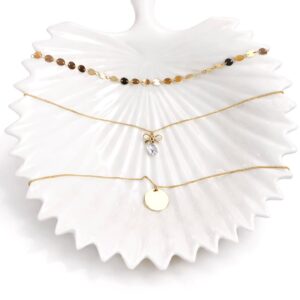 Golden Moments Triple Layered Necklace